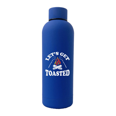 Let's get Toasted 17oz Stainless Rubberized Water Bottle